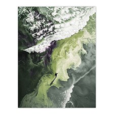 Lone Figure Abstract Beach