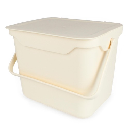 Cream kitchen compost - cream,