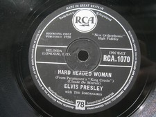 ELVIS PRESLEY 78 RPM HARD