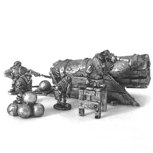 Dwarf cannon 28mm - dwarf, metal