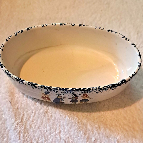 Henriot quimper oval ceramic - quimper,
