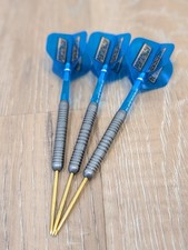Vintage Copper Tungsten Darts 22g Gold Points Pentathlon Flights