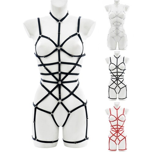 Gothic retro strap jumpsuit - gothic,