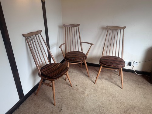 Set vintage ercol light - of,
