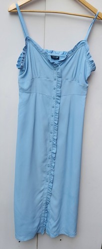 Topshop ruffle midi slip dress - topshop,