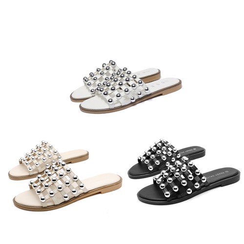 Women ladies studded sandals - ladies,