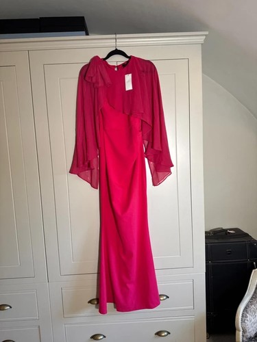 Lipsy pink evening dress with