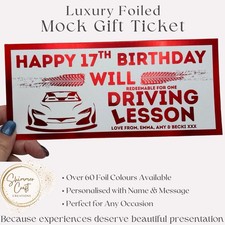 Driving Lessons - Custom -