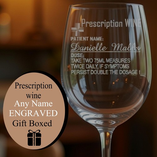 Personalised wine glass hiball - wine,