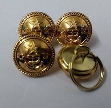 GN Naval Officers Buttons Ring