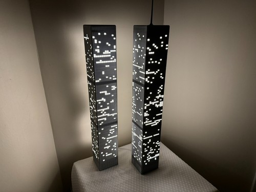 Twin towers light model 3d - twin,