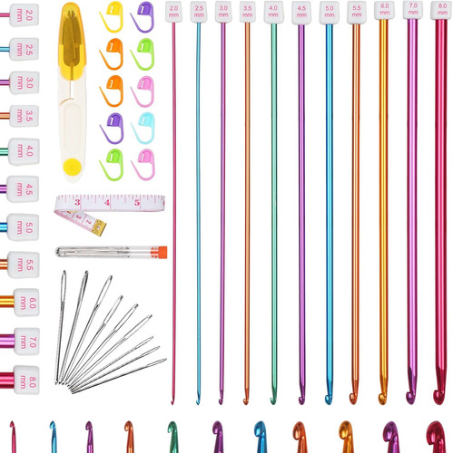 Reessy pcs tunisian crochet - pcs,