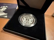 2022 Silver Proof HM Queen Elizabeth II £5 Coin  .925Ag 1oz With Box And Cert