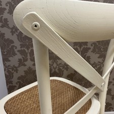 Chair Elm Wood White French