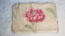 Linen Cushion cover Pink Poppy
