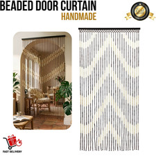 Wooden Beaded Bamboo Door