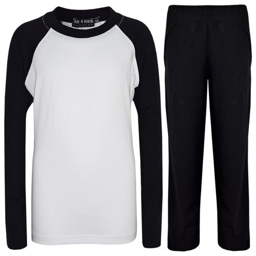 Kids boys girls pyjamas plain - girls,