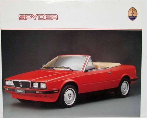 1989 1990 maserati - 1989-1990, spyder