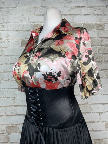 Floral slippery shiny - floral,