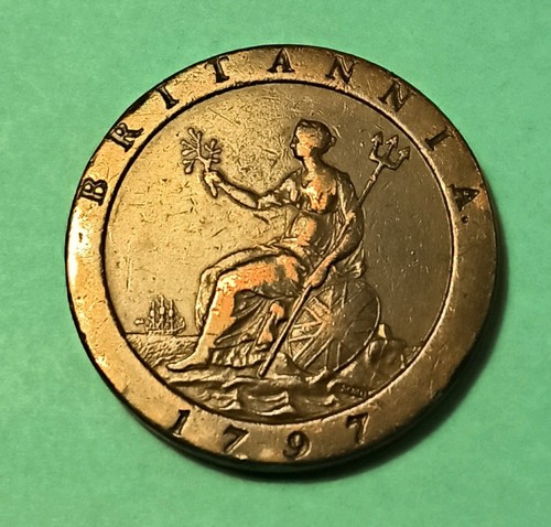 1797 cartwheel penny george - cartwheel,