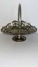 Very Pretty Fretwork Silver Plated Bon Bon Dish