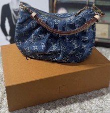  Louis Vuitton Pochette Valley Monogram Denim  Bag 2025