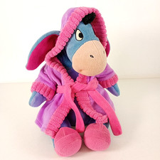 Disney Eeyore Sleepy Dressing Gown Soft Plush Toy 10"