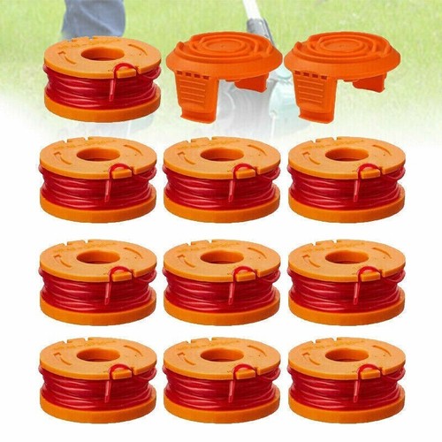 Strimmer line spool - line, cap