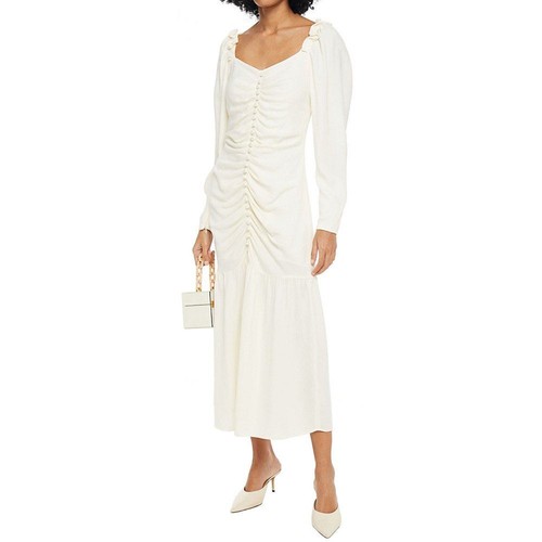 Mother pearl shirt midi - pearl,