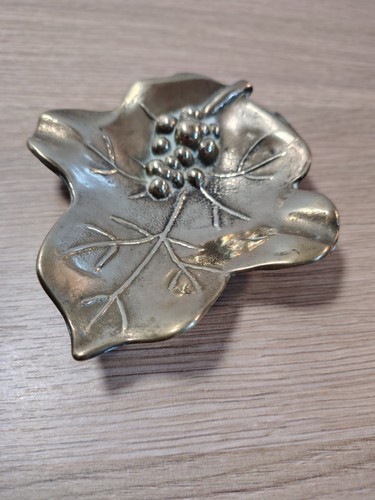 Vintage french brass metal - brass,