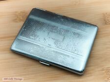 Art Deco Silver Tone Vintage Cigarette Case-Tobacciana-1gr