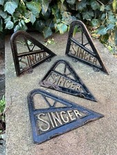 Singer Sewing Machine Sign Theatre Stage Door Night Club Prop Old Studio Plaque