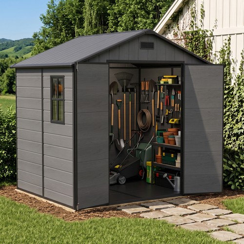 Large plastic garden - large, shed