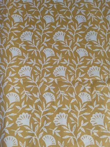 Studio mustard cream floral - mustard,