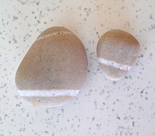 2pc natural unpolished beach - unpolished,