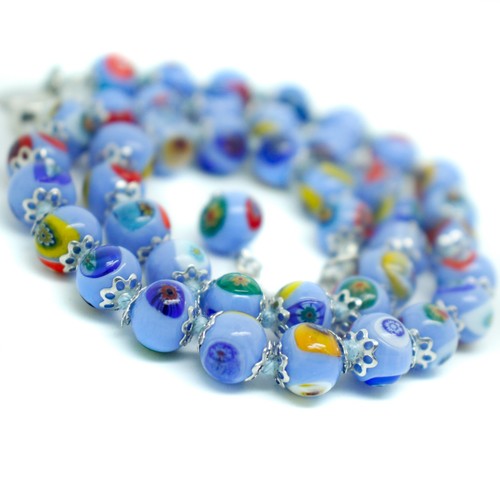 Murano glass necklace - murano,