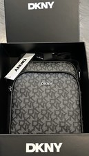 DKNY Authentic Gigi Flight Crossbody Bag Monogram Purse 9x6.5x3 NWT