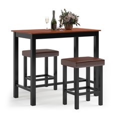 3 Piece Pub Table Set Counter