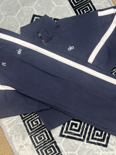 Alo ladies navy white - ladies, 2-piece