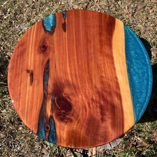 Handmade Round Red Cedar Wood