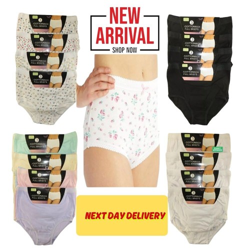 Pack 12 ladies briefs - of, 6