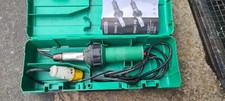 Leister Triac S CH-6060 Hot Air Heat Gun Flooring Plastic Welding Kit Box