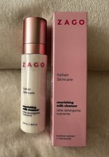 ZAGO Italian Skincare Nourishing Milk Cleanser Face Soybean Extract 100ml VEGAN 