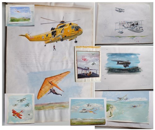 1992 artists sketch book - artists,
