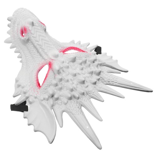 White plastic dragon - plastic, costume