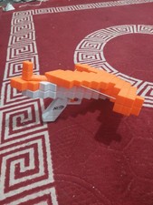 Minecraft Pillagers Crossbow Nerf Dart Gun Blaster Orange/White