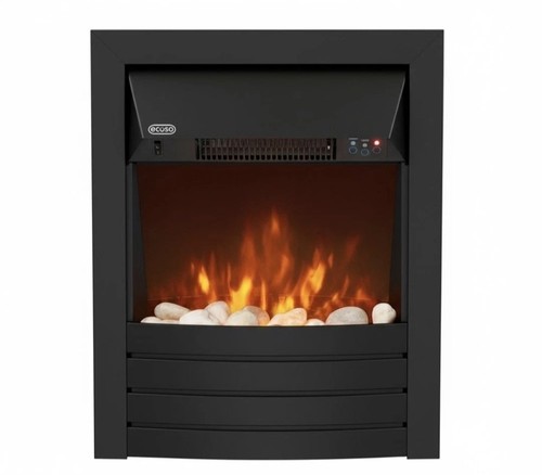 Black modern electric insert - modern,