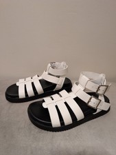 Girls White Gladiator Sandals