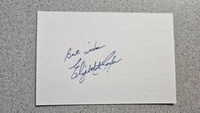 ELIZABETH TAYLOR SIGNED 4x6