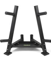 Olympic Weight Plate Rack Heavy Duty Steel, Barbell Plate Storage Weight Stand